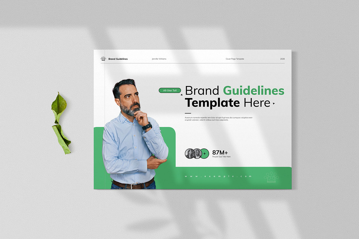 Brand Guidelines Template, a Brochure Template by metastudio38 (Photo 2 of 8)