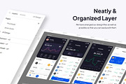 Cryptok - Crypto Wallet UI Kits App, an App Template by Minialis (Thumbnail 3 of 6)