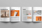 Graphic Design Portfolio Template, a Brochure Template by E-Type (Thumbnail 7 of 8)
