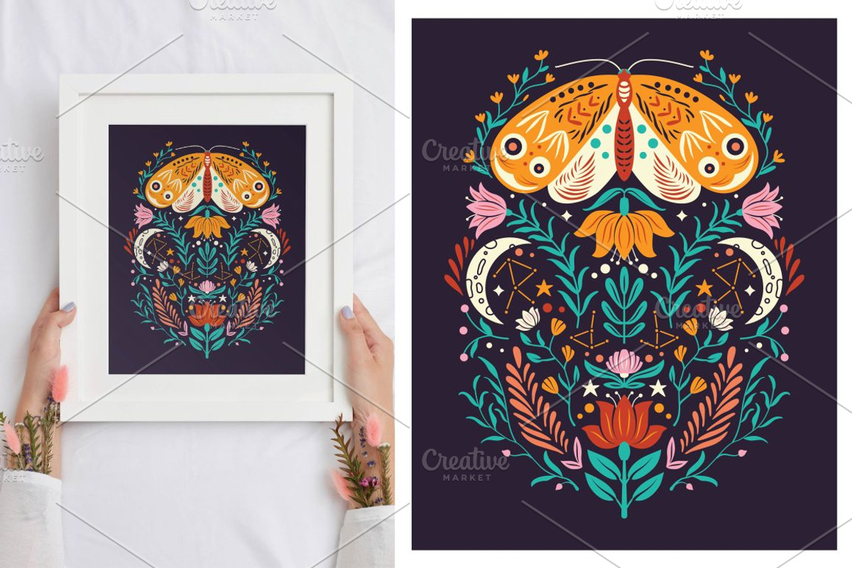 Night and Day Spring Illustration, an Animal Illustration by Blue Lela Design (Photo 2 of 3)