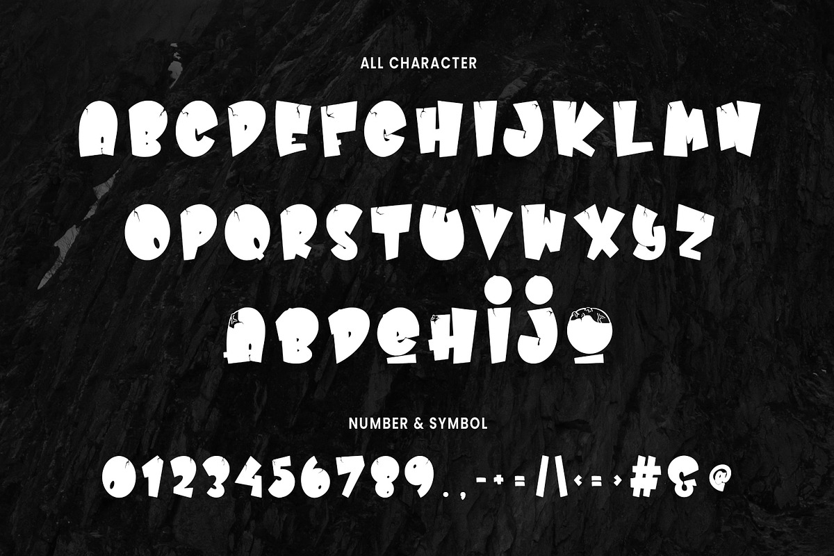 Groono Decorative Display Font, a Sans Serif Font by Maulana Creative (Photo 7 of 7)