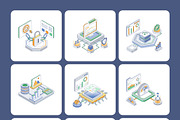 Bundle Web Development Illustrations, a Technology Illustration by Creative Stall (Thumbnail 10 of 12)