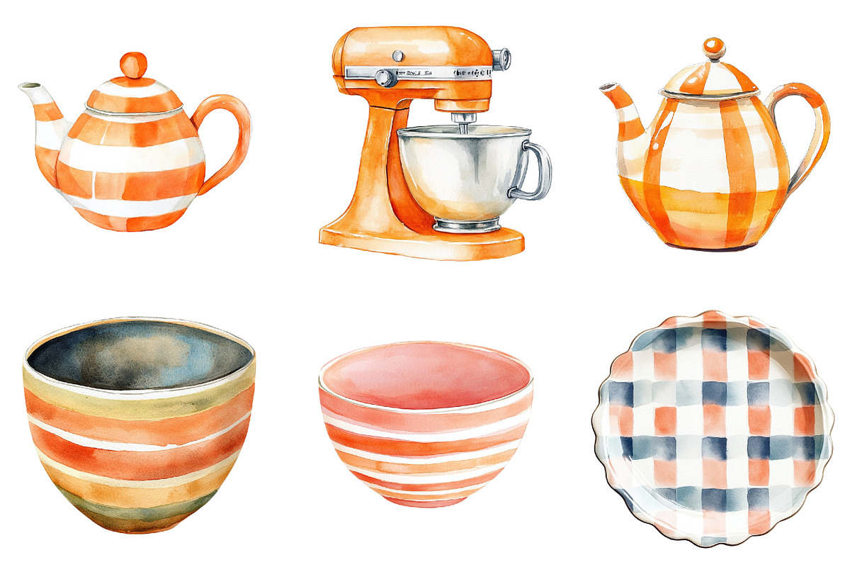 Pumpkin Spice Watercolor Clipart, an Illustration by CitraGraphics (Photo 6 of 6)