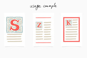 Renaissance Initials fonts, a Script Font by kaer_shop (Thumbnail 6 of 6)