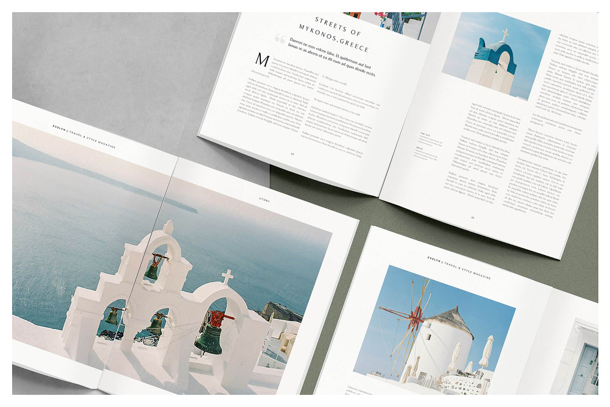 Evelyn | Magazine Template, a Magazine Template by Made for Creatives (Photo 4 of 7)