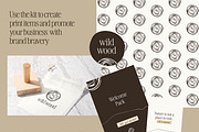 Earthy Eco Nature Brand Logo Kit, a Branding & Logo Template by CreativeWilderness (Thumbnail 8 of 19)