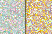 2 Paisley Asian floral patterns, a Pattern Graphic by antalogiya (Thumbnail 1 of 3)