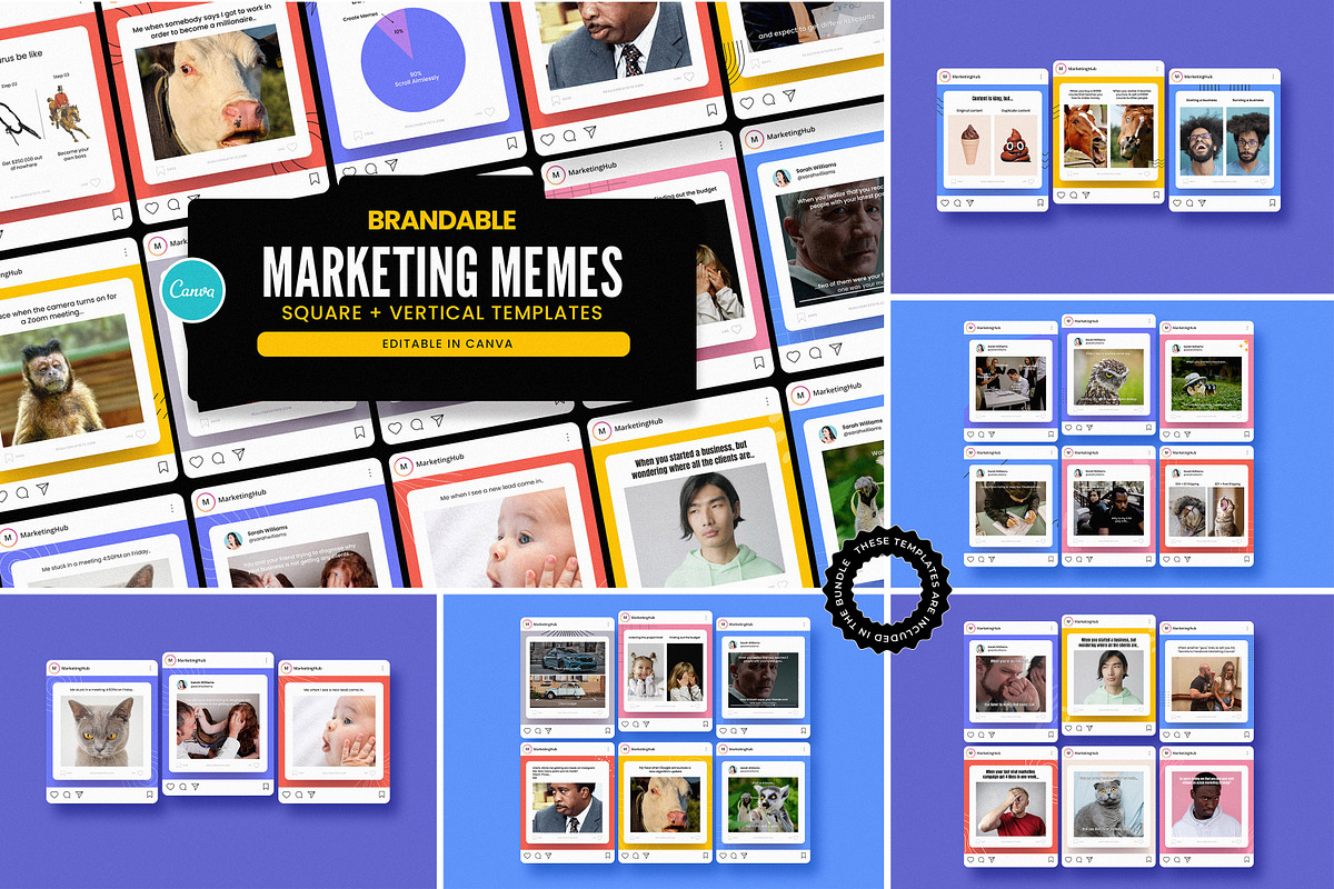 2100+ Marketing Social Media Bundle, a Social Media Template by AndrewPixel (Photo 7 of 9)