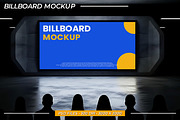 Modern Billboard Mockup, an Advertising Mockup by Viswal Studio (Thumbnail 1 of 2)