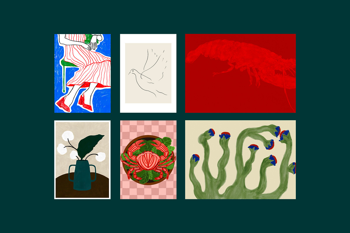 Ready made poster - Art print bundle, an Illustration by COMMERCIAL COLLECTIVE (Photo 4 of 7)