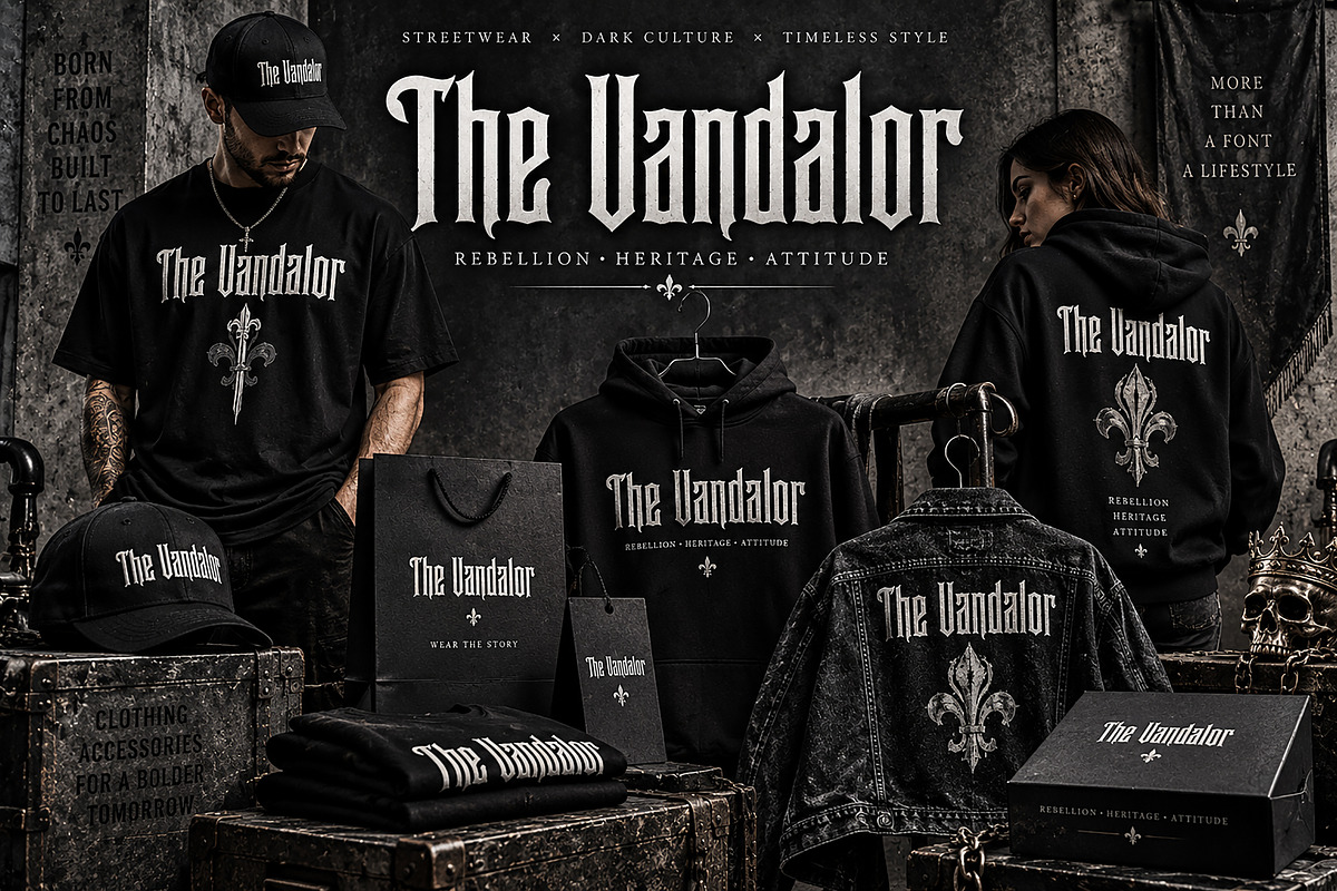 The Vandalor, a Blackletter Font by Wow Magic (Photo 4 of 5)