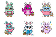 100 Kawaii Easter Chicks Transparent, an Object Graphic by XPERTDESIGNER (Thumbnail 2 of 18)