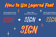 Winter Sign - Sign Painting Font, a Handwritten Font by Attype (Thumbnail 9 of 10)