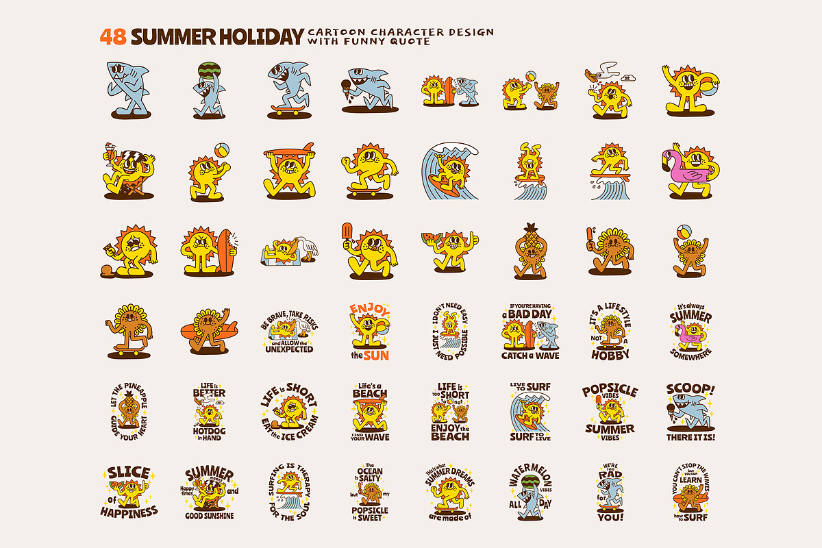 48 Summer Holiday, an Illustration by monkik (Photo 5 of 12)