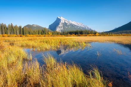 Vermilion lakes, Canada, a Nature Photo by Landscape and travel