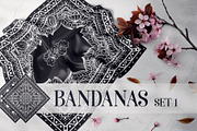 Bandanas Big Bundle of Illustrations, a Decorative Illustration by ilonitta (Thumbnail 2 of 9)