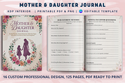 Mother & Daughter Journal, a Presentation Template by Book2bees (Thumbnail 1 of 4)