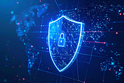 Cyber Security Concept With Shield, a Technology Photo by Design_Planet (Thumbnail 4 of 4)