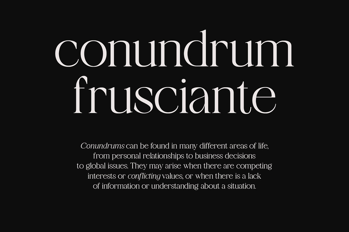 Tangier - Classy Modern Serif, a Serif Font by Viswell (Photo 3 of 12)
