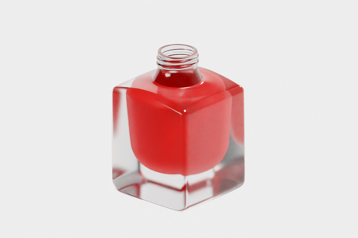 Nail Polish Bottle, an Object 3D Model by fahad121 (Photo 2 of 8)