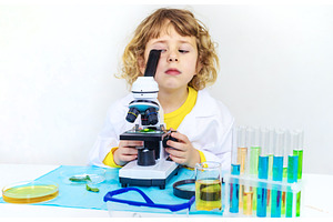 Laboratory examination of a child, a Technology Photo by yanadjana