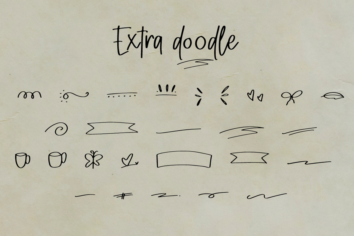Sugar Plum with Extra Doodle, a Script Font by Artstudio (Photo 10 of 11)