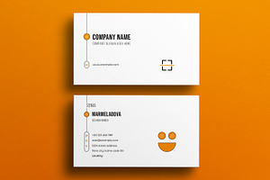 Modern Business Card Layout, a Business Card Template by MightyDesign
