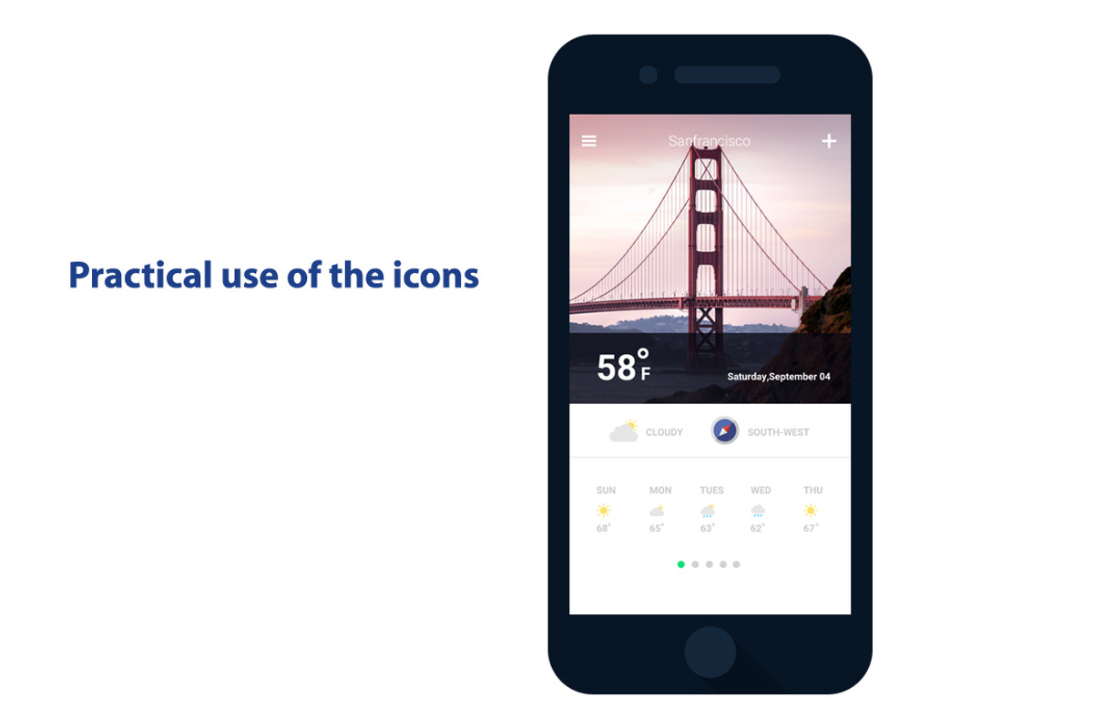 19 Shift Weather Icons, an Icon by Tahsin Tahil (Photo 2 of 3)