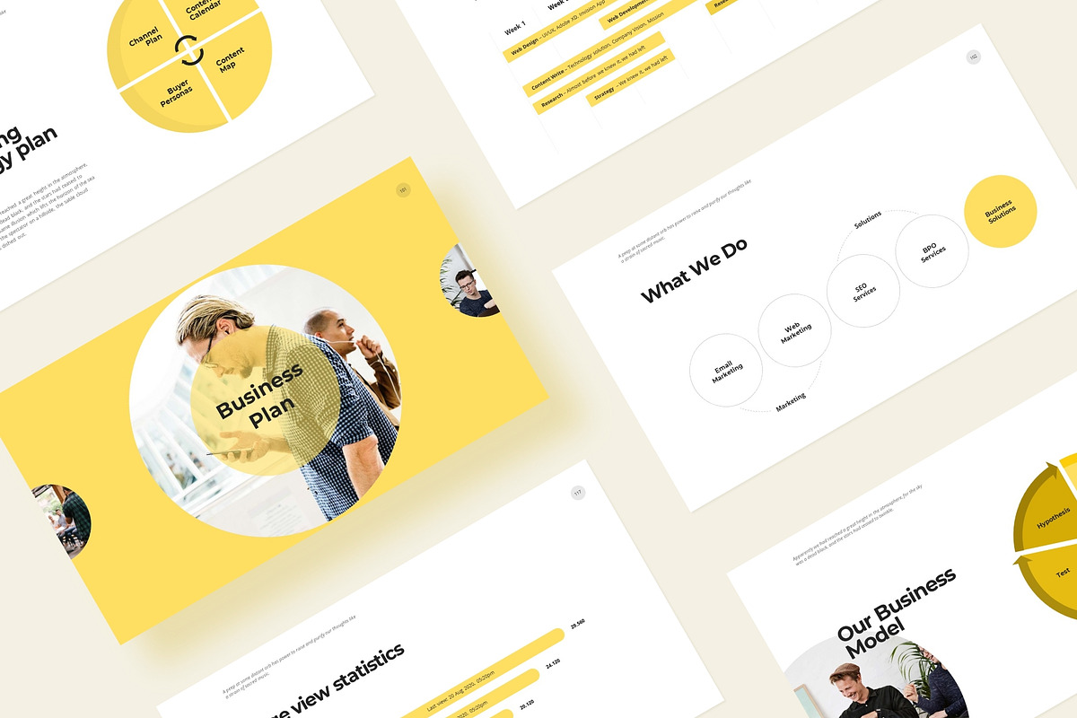 RAVI - Minimalist Presentation, a Presentation Template by TemplateZuu (Photo 15 of 21)