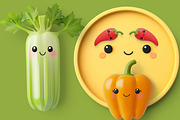 Healthy Kawaii Realistic PNG Objects, an Object Graphic by Iconogenic (Thumbnail 7 of 7)