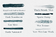 Acquarello Wet Procreate Brushes, a Brush Add-On by KJP Designs (Thumbnail 3 of 10)