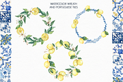 Lemon and portuguese tiles set, an Illustration by Bruna Illustrates (Thumbnail 3 of 5)