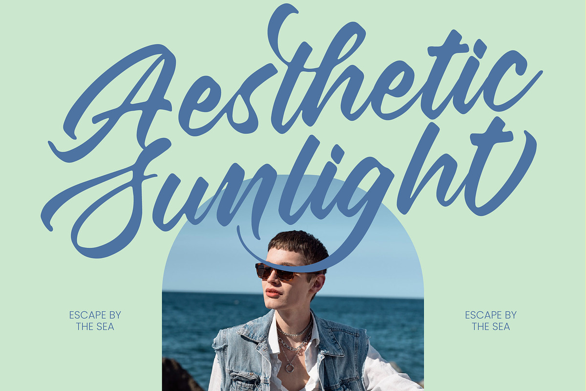 Aretlar Eraghes Bold Calligraphy, a Script Font by Letterena Studios Script (Photo 16 of 20)