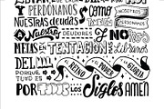 Padre Nuestro - Lettering Poster, an Illustration by Franco Fuentes (Thumbnail 5 of 5)
