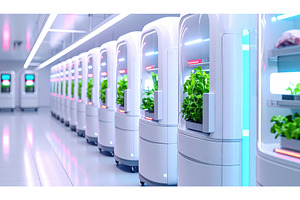 High-tech indoor vertical farming, a Food & Drink Photo by Igor Tichonow