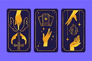 Esoteric tarot card backs with hands, an Object Illustration by PaperTrident (Thumbnail 3 of 7)