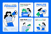 Shopping Illustration Art, a Person Illustration by Vectors Market (Thumbnail 3 of 9)