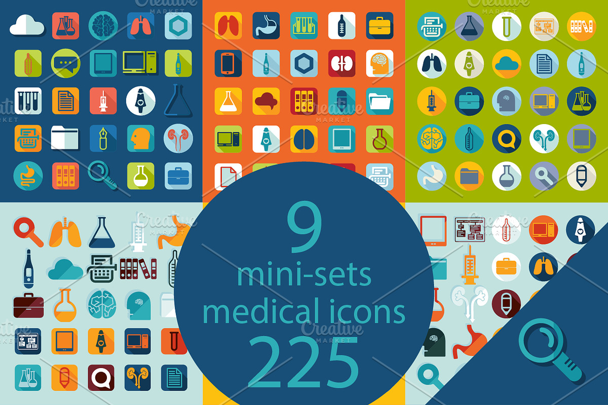 9 MEDICAL sets of icons, an Icon by Palau (Photo 1 of 5)