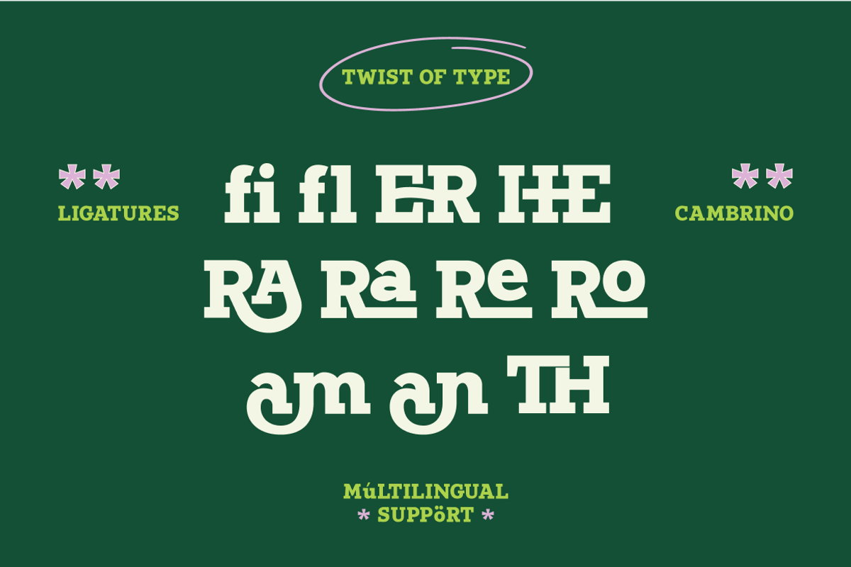 Cambrino Display Slab Serif Font, a Slab Serif Font by Rasio Studio (Photo 4 of 7)