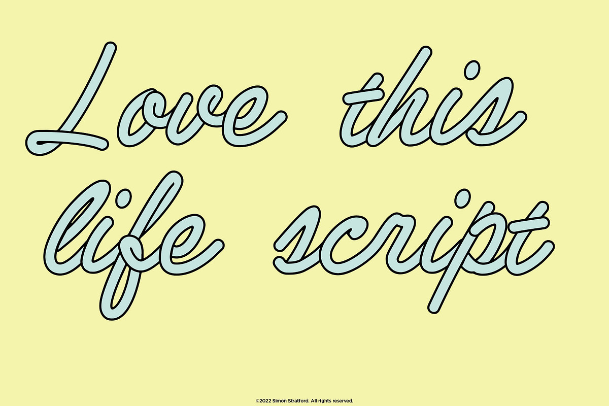 Display font Love This Life, a Sans Serif Font by Itsmesimon (Photo 17 of 25)