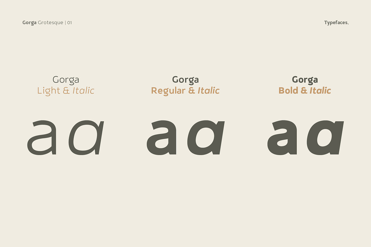 Gorga Grotesque preview 2