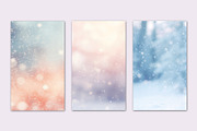 BLURRED BACKGROUND WITH SNOWFALL, a Background Graphic by Sophico (Thumbnail 2 of 5)