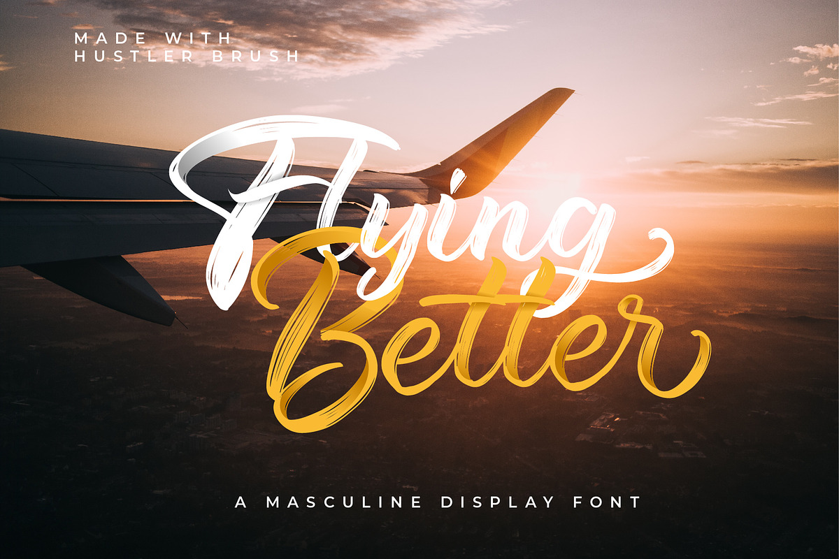 Hustler Brush, a Script Font by Debut Studio (Photo 3 of 7)