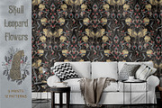 Skull Leopard Flowers, a Texture Illustration by LanaDzi (Thumbnail 11 of 13)