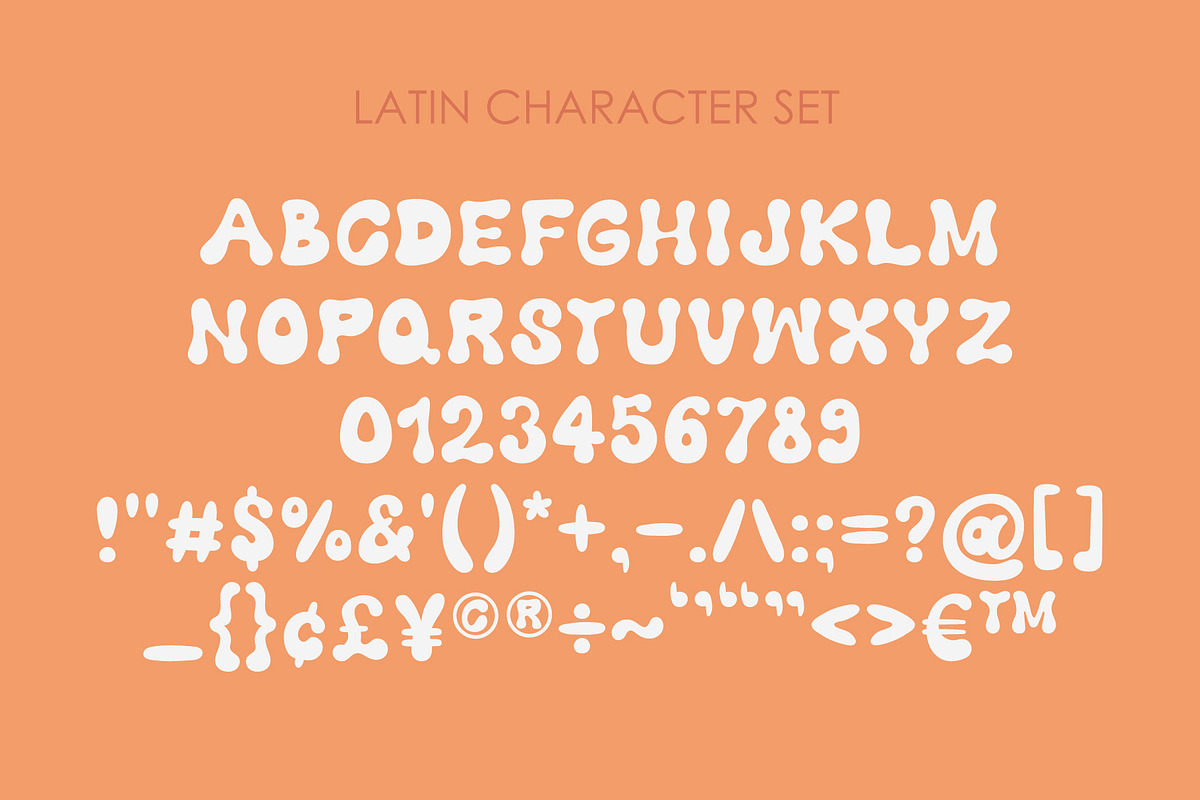 Ice Cream Groovy Font, a Sans Serif Font by AnkaDrozd (Photo 2 of 8)