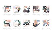100 IT business vector illustrations, a Templates & Theme by Visual Generation (Thumbnail 11 of 13)