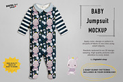Baby Jumpsuit Mock Up, an Apparel Mockup by Mockup Up! (Thumbnail 1 of 5)