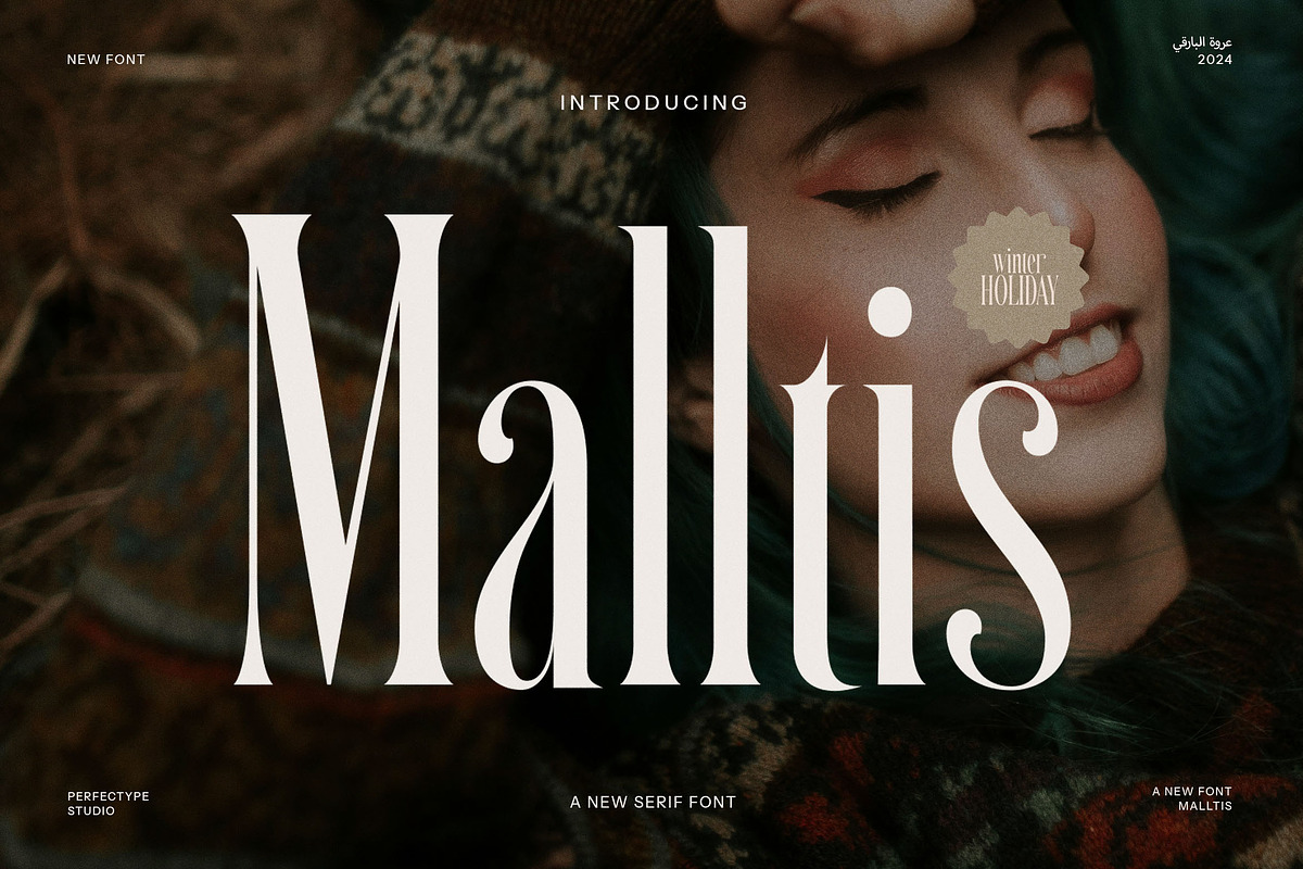 Malltis Stylish Serif Font, a Serif Font by Perfectype (Photo 1 of 8)