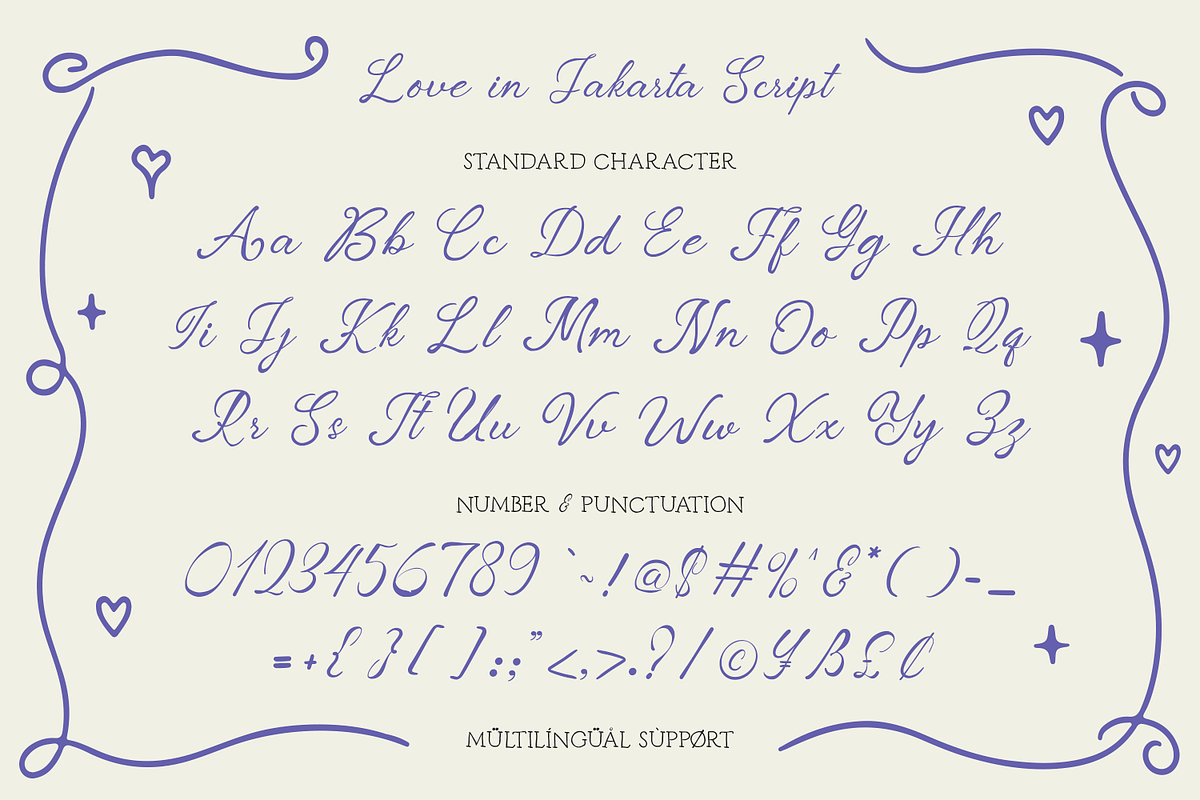 Love in Jakarta - Whimsical Font Duo, a Handwritten Font by Pixesia Studio (Photo 9 of 10)
