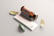 Amber Glass Vial Bottle Mockups, a Cups & Container Mockup by pmvch (Thumbnail 13 of 20)